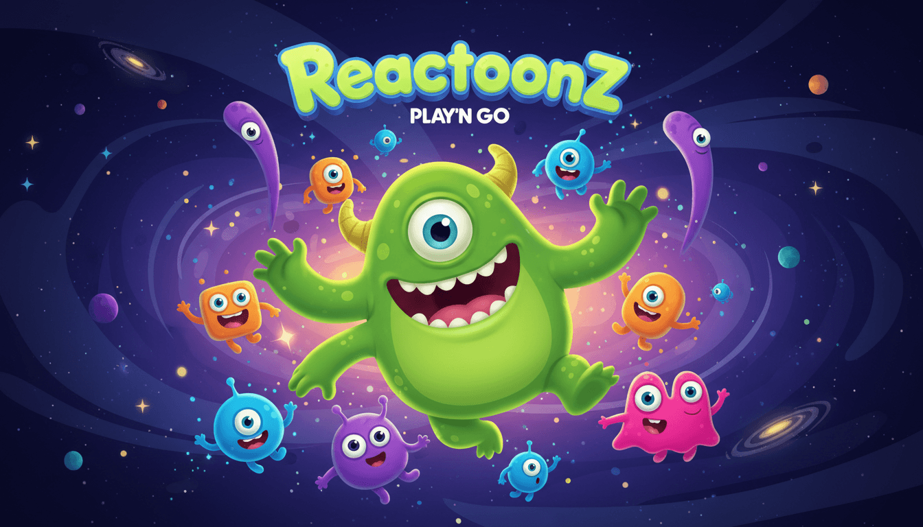 Reactoonz slot game by Play'n Go